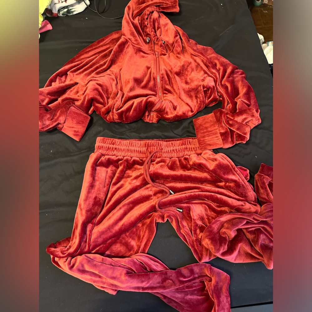 Velvet tracksuit